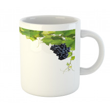 Wine Leaves in Village Mug