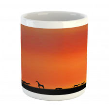 Safari Sunset with Gull Mug