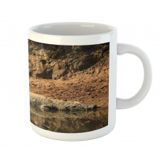 Crocodile Hunt in Wild Mug