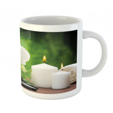 Romantic Zen Stone Orchids Mug