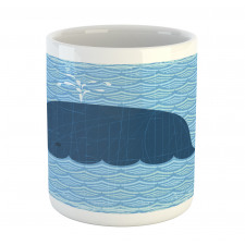 Sea Animal Wavy Patterns Mug