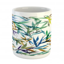 Bamboo Leaves Asian Mug