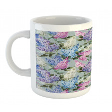 Floral Garden and Leaf Mug