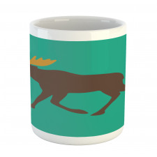 Deer Family and Antlers Mug