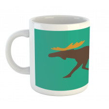 Deer Family and Antlers Mug