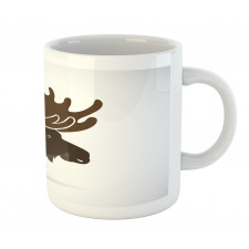 Canadian Deer Head Mug