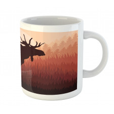 Forest Antlers Wild Deer Mug