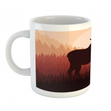 Forest Antlers Wild Deer Mug