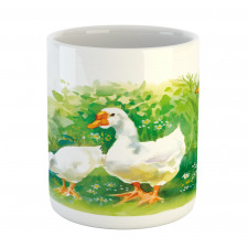 Goose Farm Lake Plants Mug