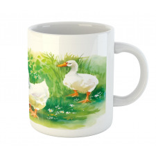 Goose Farm Lake Plants Mug