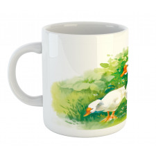 Goose Farm Lake Plants Mug