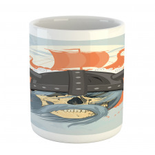 Ghost Warrior Cartoon Mug