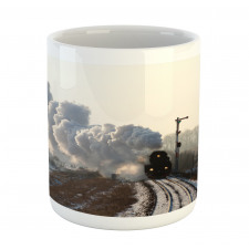 Train Snowy Scene Mug