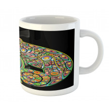 Chameleon Embelished Mug
