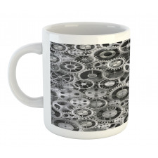 Clock Technologic Pattern Mug