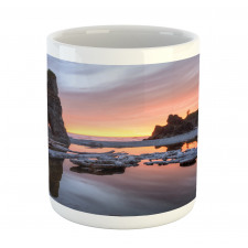 Sunset Sea Stacks Beach Mug