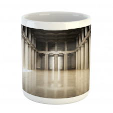 3D Model Style Column Mug