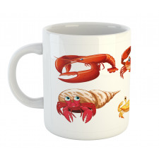 Crab Hermit Crab Lobster Mug