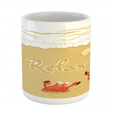 Card with Crabs Sea Mug