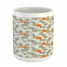 Fox in the Winter Forest Mug