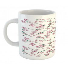 Asian Floral Botany Mug