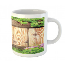 Garden Fence Butterfly Mug