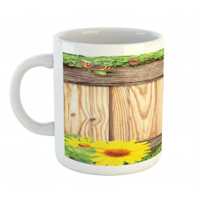 Garden Fence Butterfly Mug