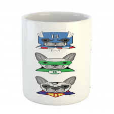 Cartoon Bulldog Art Mug