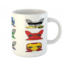 Cartoon Bulldog Art Mug