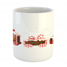 Gingerbread Train Mug