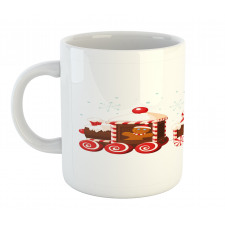 Gingerbread Train Mug