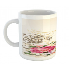 Flowers and Music Notes Mug