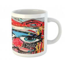 Grafitti Sketchy Paint Mug