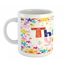 Words with Blossoms Mug