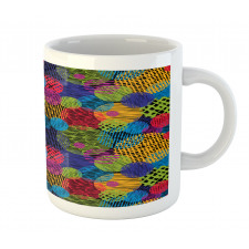 Geometric Sketchy Forms Mug