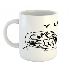 Hipster Mascot Meme Mug