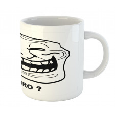 Cartoon Style Troll Guy Mug