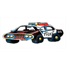 Sketchy Police Car Mug