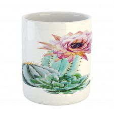 Cactus Flower and Spike Mug