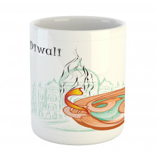 Sketchy Diwali Mug