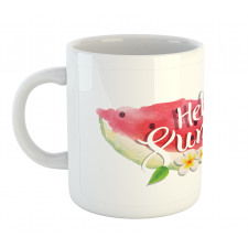 Summer Welcome Words Mug