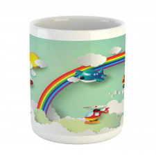 Rainbow Sunny Sky Baby Mug