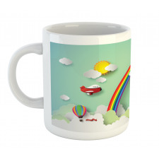 Rainbow Sunny Sky Baby Mug