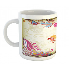 Flower Bouquet Paisley Mug