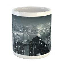 Aerial Night Landscape Mug