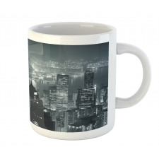 Aerial Night Landscape Mug