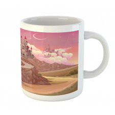 Hill Sunset Castle Mug