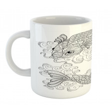 Koi Fish Pattern Mug