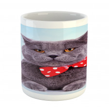 Grey Scottish Fold Theme Mug