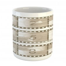 Numbers on a Film Strip Mug